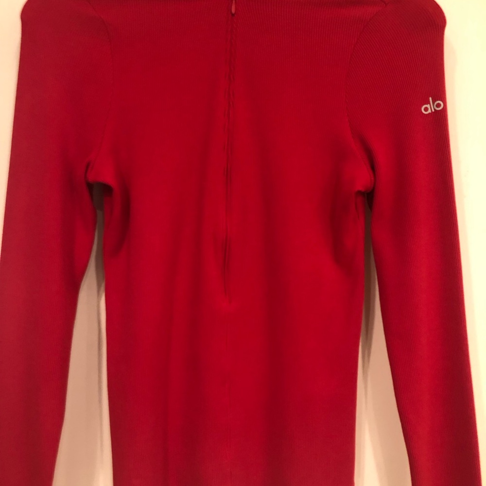 NWOT ALO Yoga Ribbed Mesmerize Long Sleeve - Picture 2 of 6